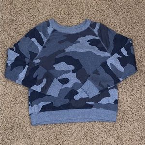 super cut blue camp aerie sweatshirt